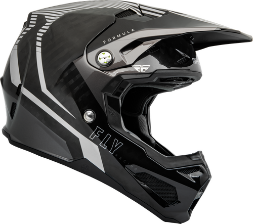 Fly Racing Youth Formula Carbon Tracer Helmet - Silver Black