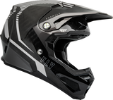 Fly Racing Formula Carbon Tracer Helmet - Silver Black