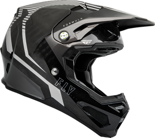 Fly Racing Formula Carbon Tracer Helmet - Silver Black