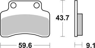 SBS FRICTION - Ceramic Front Brake Pads - 141HF-