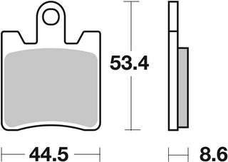SBS FRICTION - Ceramic Front Brake Pads - 146HF-