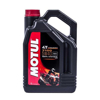 Motul 7100 4T Ester 100% Synthetic 5W40 Oil 4L