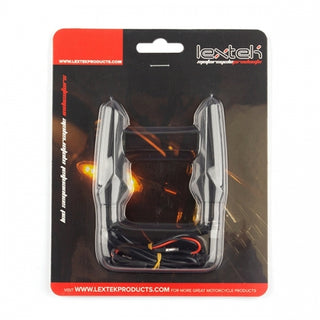 Lextek Sequential Matt Black Led Indicators