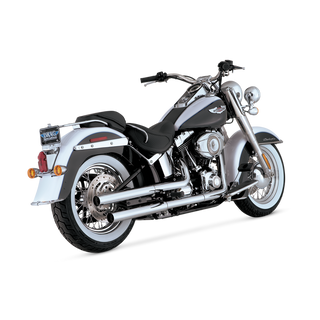 V&H Straightshot Hs Slip-On Softail 05-07 Fls/Flstn