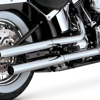 V&H Straightshot Hs Slip-On Softail 05-07 Fls/Flstn