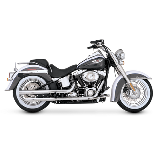 V&H Straightshot Hs Slip-On Softail 05-07 Fls/Flstn