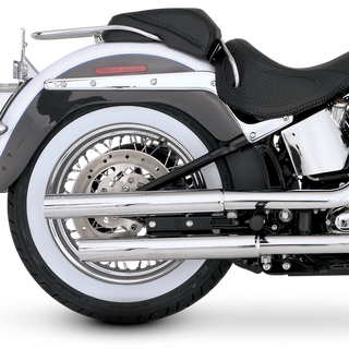 V&H Straightshot Hs Slip-On Softail 05-07 Fls/Flstn