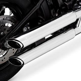 V&H Twin Slash 3In Slip-On Softail 18-20 (EXC FXFB/FLDE/FLHC-All)