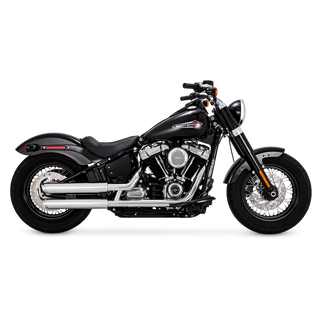 V&H Twin Slash 3In Slip-On Softail 18-20 (EXC FXFB/FLDE/FLHC-All)