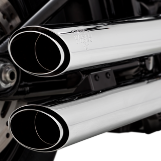 V&H Twin Slash 3In Slip-On Softail 18-20 (EXC FXFB/FLDE/FLHC-All)