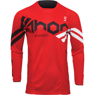 Thor Youth Pulse Cube Jersey - Red/Black