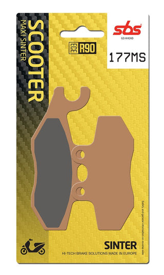 SBS FRICTION - Sinter Front / Rear Scooter Brake Pads - 177MS-