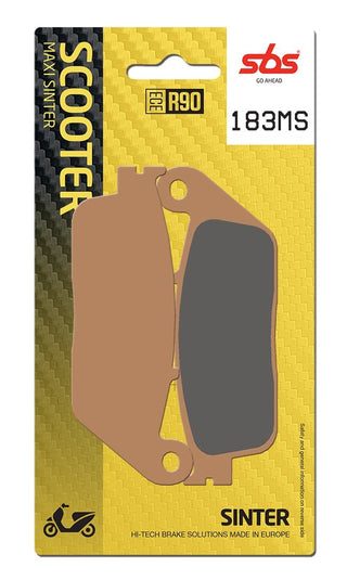 SBS FRICTION - Sinter Front / Rear Scooter Brake Pads - 183MS-