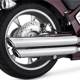 V&H Twin Slash Slip-Ons Pc Honda Fury 09-15