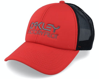 Oakley Factory Pilot Trucker Hat Redline/Uniform Grey