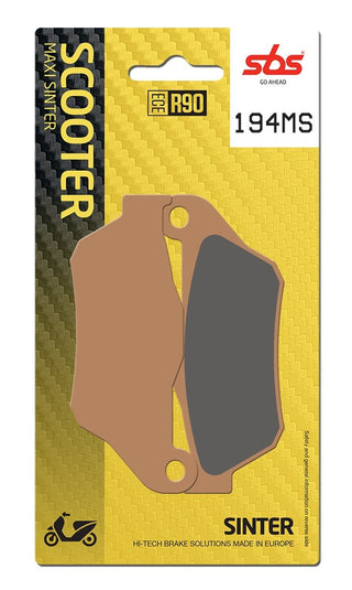 SBS FRICTION - Sinter Front Scooter Brake Pads - 194MS-