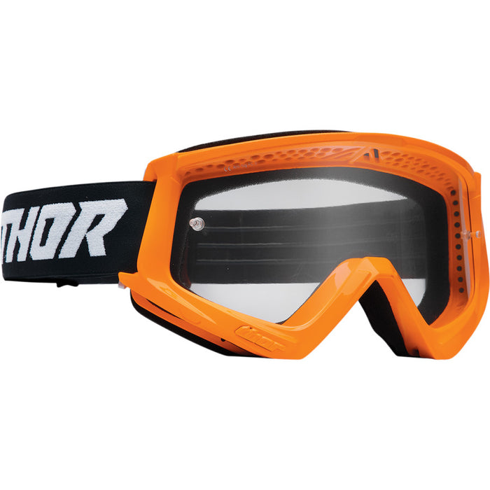 Thor Combat Racer Goggles - Orange/Black