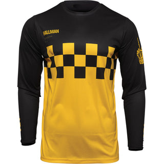 Thor Hallman Differ Cheq Jersey - Yellow/Black