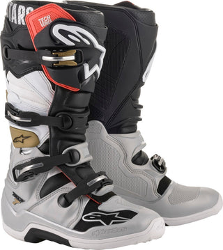 Alpinestars Tech 7 MX Boots Black/Silver/White/Gold