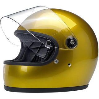 Biltwell Gringo S ECE Motorcycle Helmet - Metallic Yukon Gold