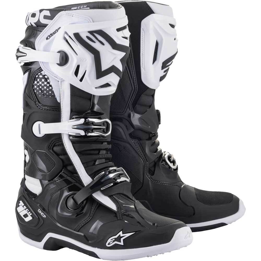 Alpinestars Tech 10 MX Boots - Black/White