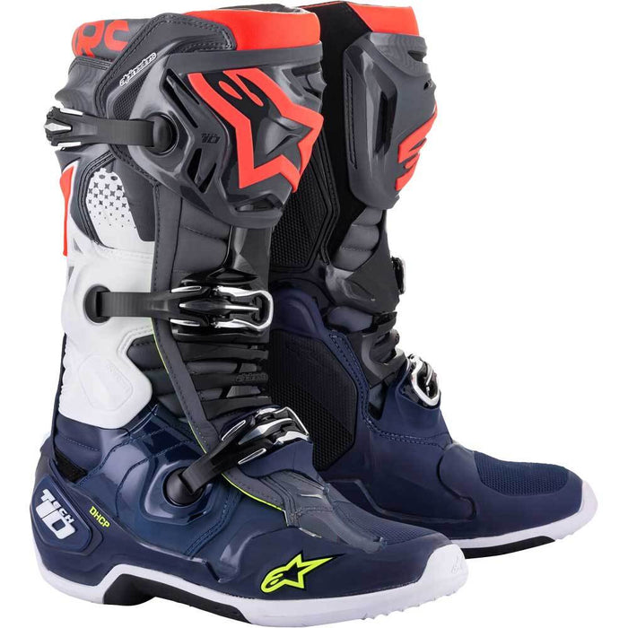 Alpinestars Tech 10 MX Boots - Dark Grey/Navy