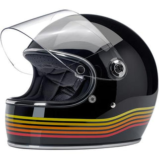 Biltwell Gringo S ECE Motorcycle Helmet - Gloss Black Spectrum