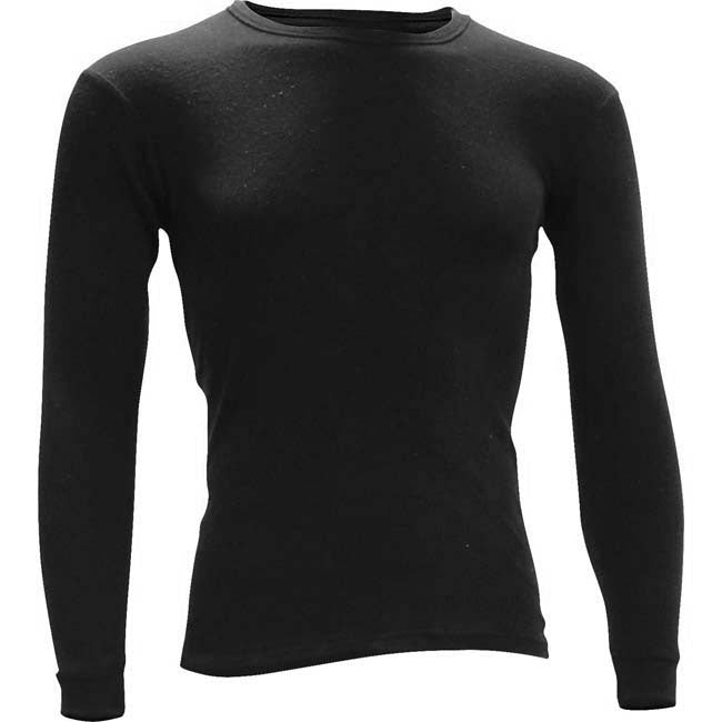 Dririder Thermal Underwear Motorcycle Shirt - Black