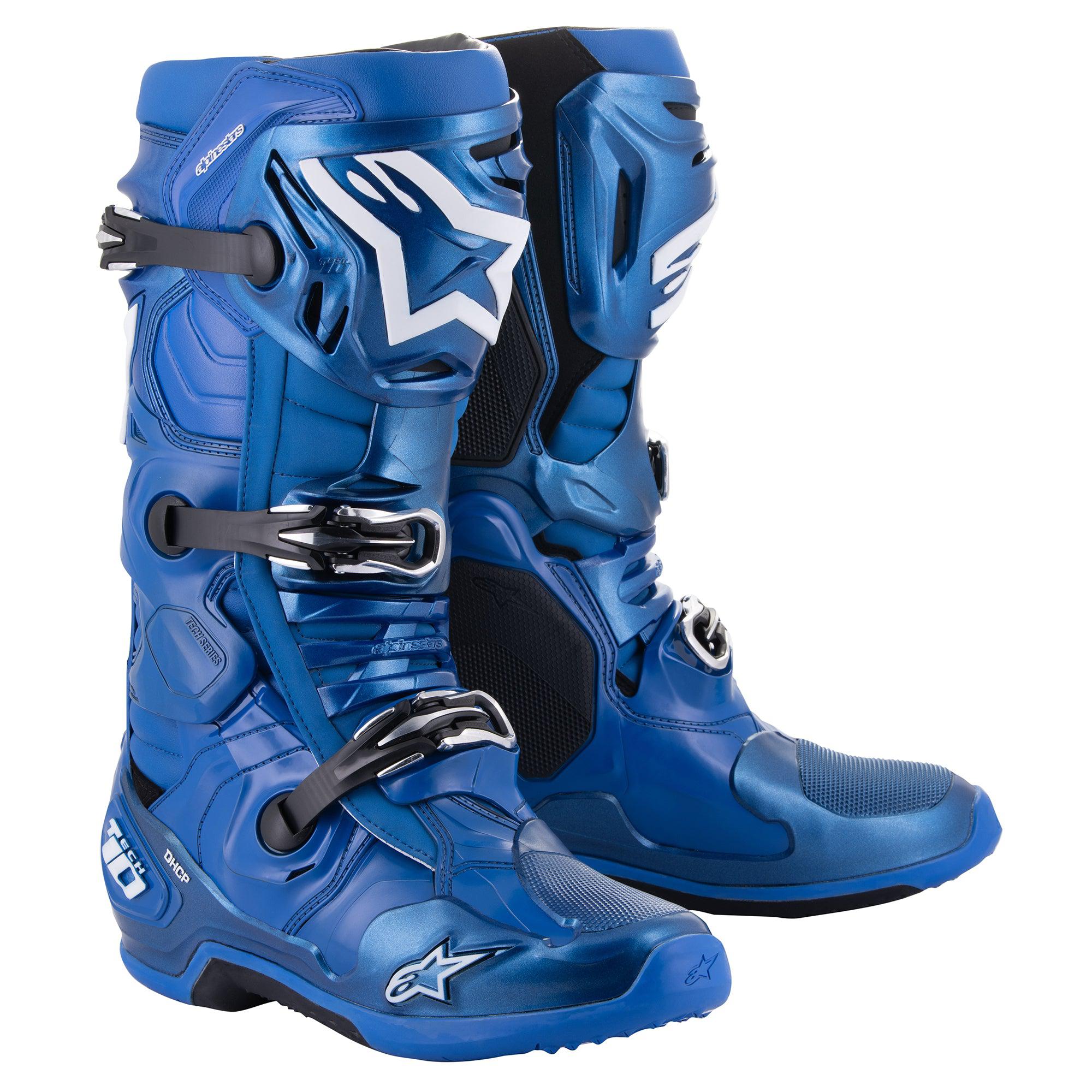 Alpinestars Tech 10 Boots Blue Black – MotoHeaven - Main Image