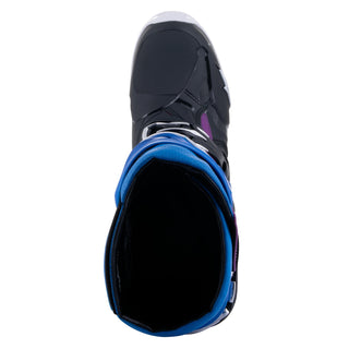 Alpinestars Tech 10 Supervented Boots - Black-Enamel Blue Purple White