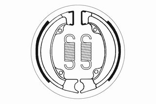 SBS Brake Shoes Front/ Rear - 2011-