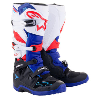 Alpinestars Tech 7 Boots - Black Darkblue Red White