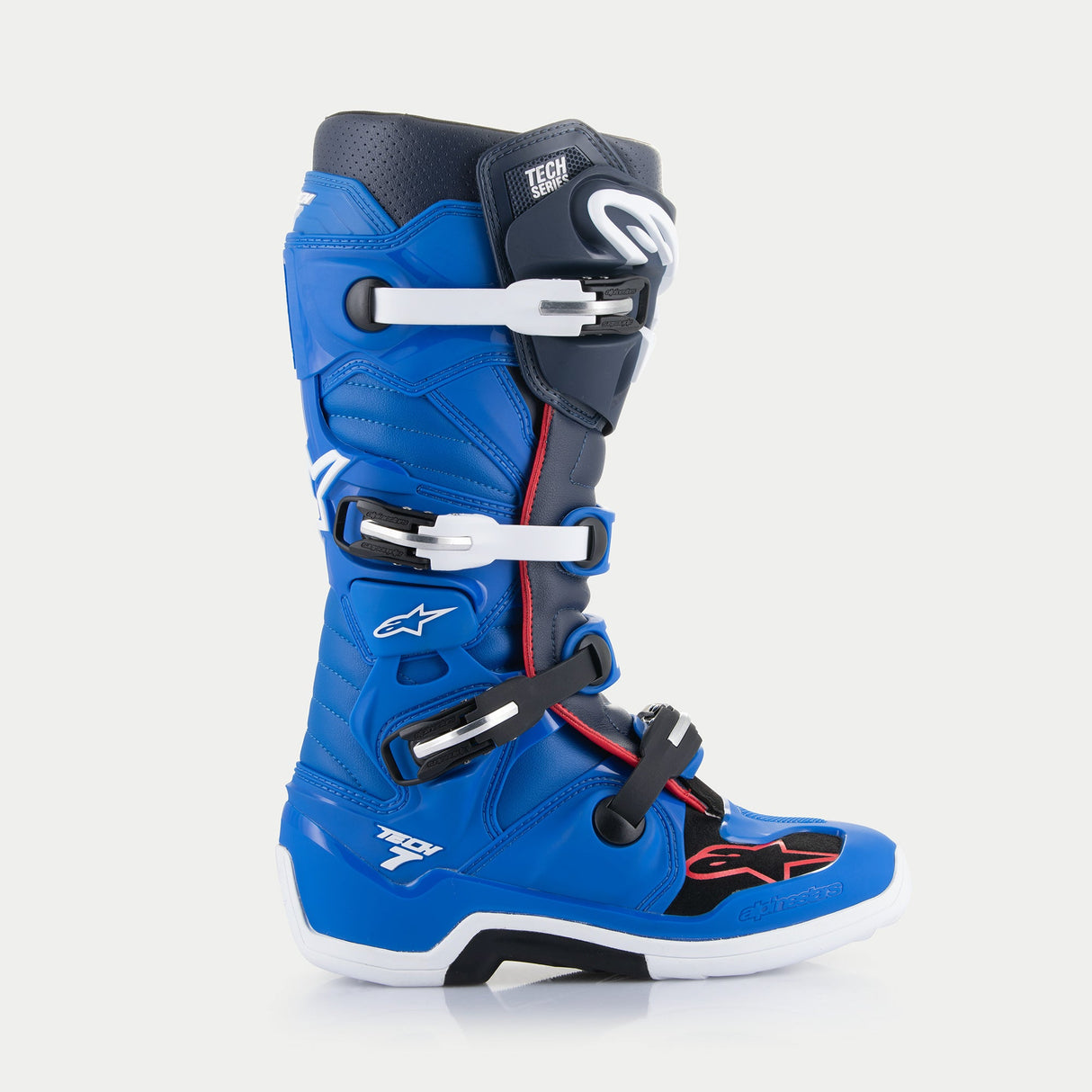 Alpinestars Tech 7 Boots - Alpine Blue/Night Navy/Bright Red