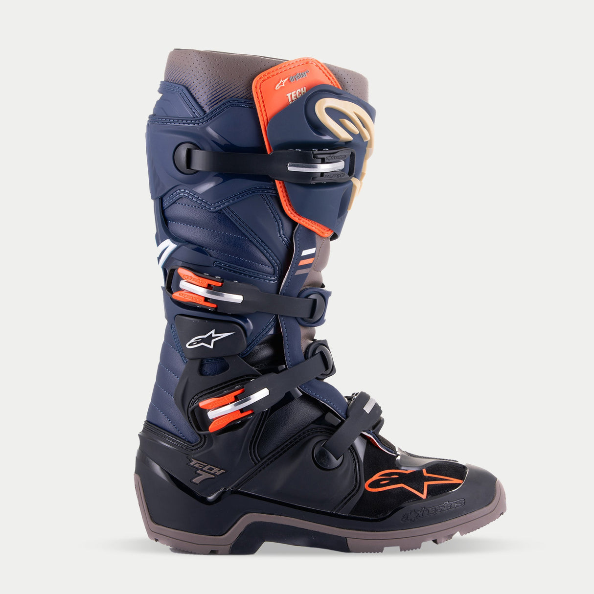Alpinestars Tech 7 Drystar Enduro Boots - Black Night/Navy/Warm Gray