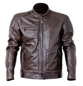 RST Roadster II Classic Leather Jacket - Brown - MotoHeaven