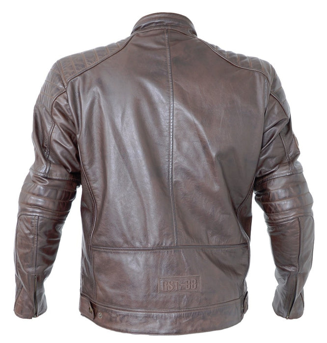 RST Roadster II Classic Leather Jacket - Brown - MotoHeaven