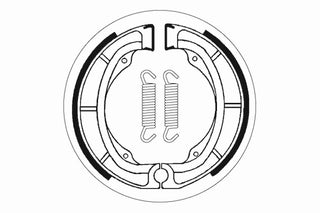SBS Brake Shoes Front/ Rear - 2016-