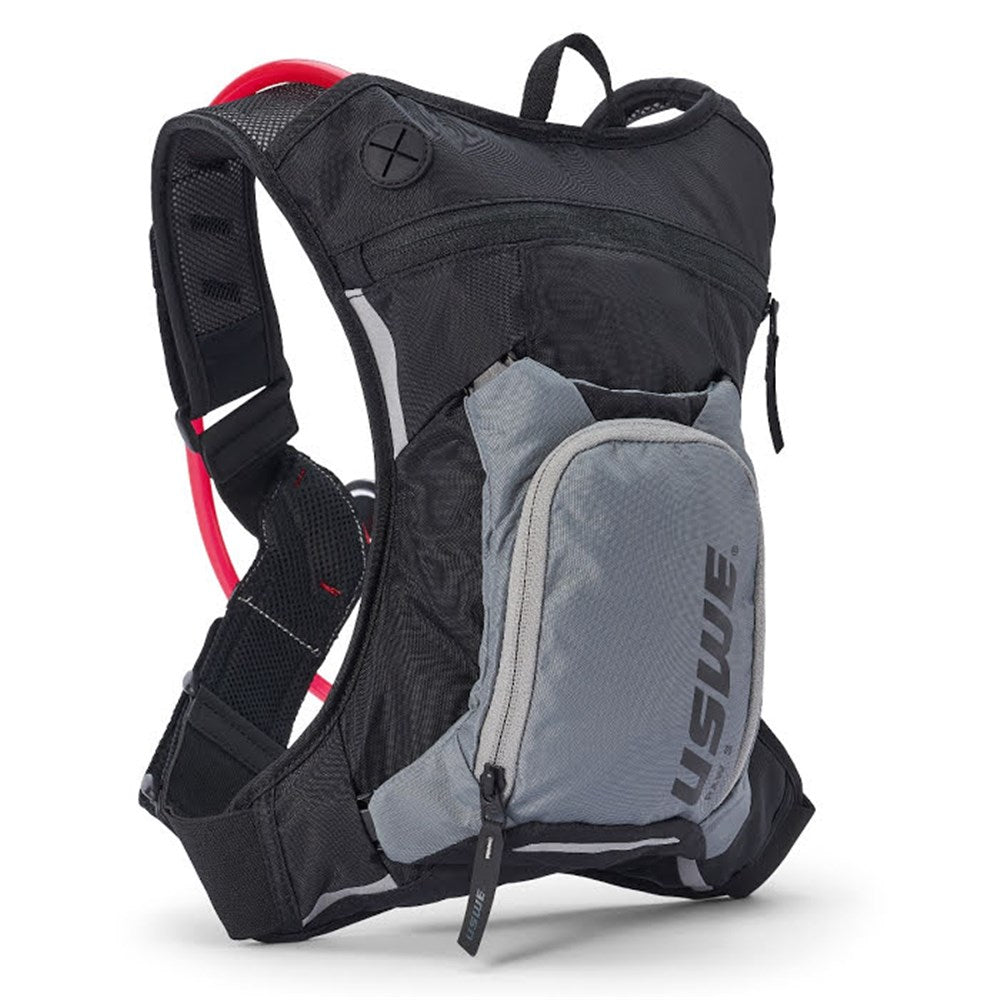 USWE 22 Raw 3 Backpack With 2.0L Hydration Bladder - Carbon Black