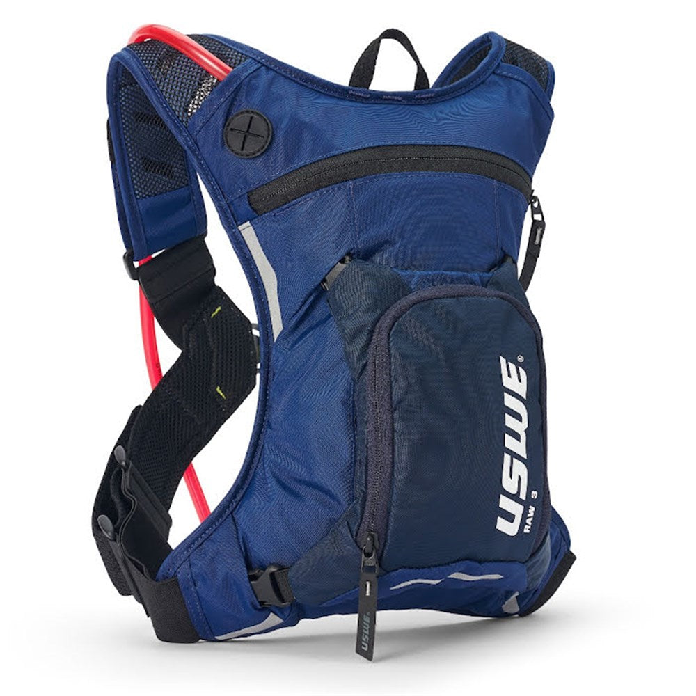 USWE 22 Raw 3 Backpack With 2.0L Hydration Bladder  - Factory Blue