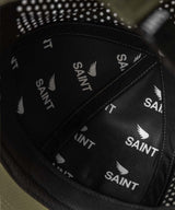 Saint 3D Logo Mesh Snapback Khaki