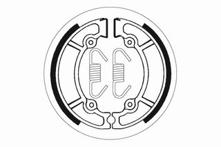 SBS Brake Shoes Front/ Rear - 2102-