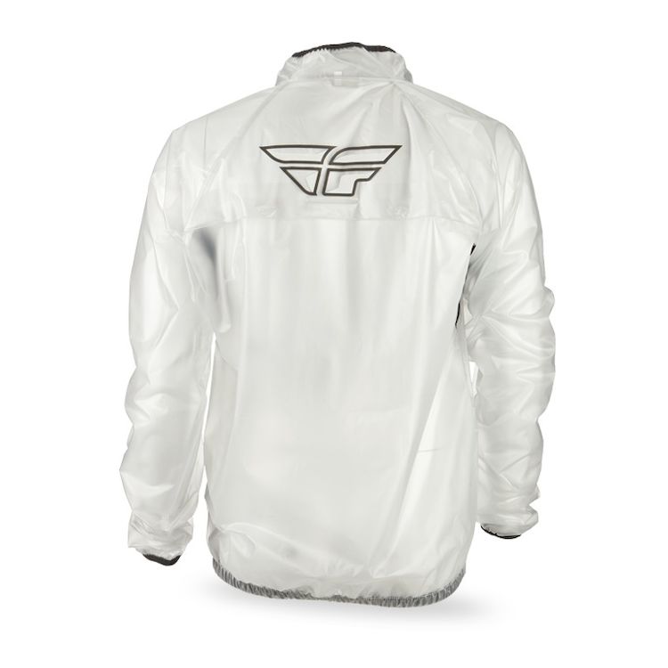 Fly Racing Rain Motorcycle Jacket  - Clear