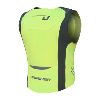 Dririder Neon Hi Visibility Motorcycle Vest - Fluro Yellow