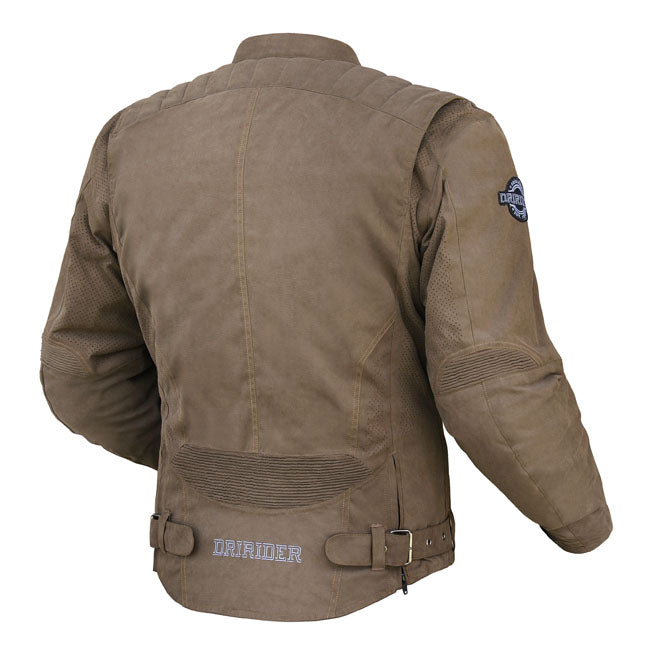 Dririder Scrambler Brown Jacket Dririder Leather Jacket Dririder