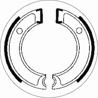 SBS Brake Shoes Front/ Rear - 2112-