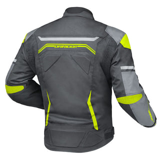 Dririder Grid Men's Motorcycle Jacket - Black/Yellow