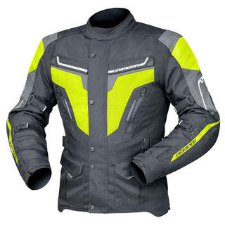 Dririder Apex 5 Men's Motorcycle Jacket - Black/Yellow