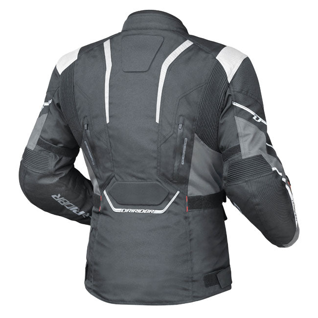 Dririder Apex 5 Men's Motorcycle Jacket - Black/White/Grey