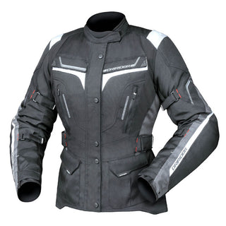 Dririder Apex 5 Ladies Motorcycle Jacket - Black/White/Grey