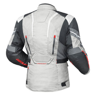 Dririder Apex 5 Men's Motorcycle Jacket - Grey/White/Black